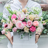 Flowerbene【花有独钟】私人订制鲜花抱抱桶花篮手提花篮 商品缩略图10