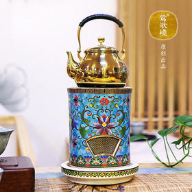 莺歌烧珐琅凉炉