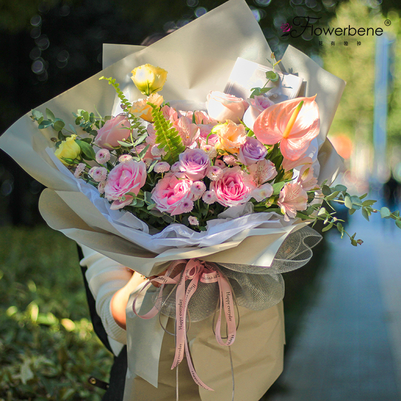 Flowerbene【花有独钟】私人定制 鲜花花束