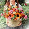 Flowerbene【花有独钟】私人订制鲜花抱抱桶花篮手提花篮 商品缩略图13