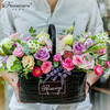 Flowerbene【花有独钟】私人订制鲜花抱抱桶花篮手提花篮 商品缩略图7