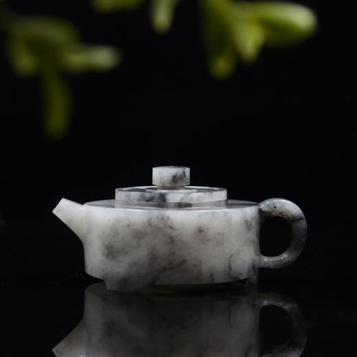 和田玉（青花）玉壶--周盘壶（宋鸣放6646）102.18g 商品图4