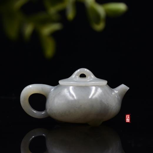 和田玉（青花）玉壶--石瓢壶（宋鸣放6647）121.05g 商品图2