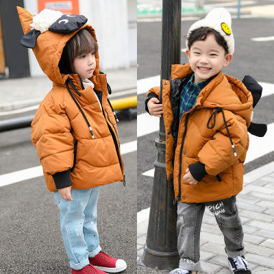 【童装】秋冬季新款儿童羽绒棉服外套加厚蝙蝠袖男女童装服衣宝宝棉服 商品图9