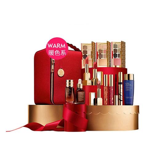 〖香港直邮〗美国雅诗兰黛ESTĒE LAUDER18年圣诞限量美妆礼盒(暖色系) 商品图0