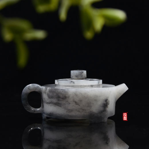 和田玉（青花）玉壶--周盘壶（宋鸣放6646）102.18g 商品图3