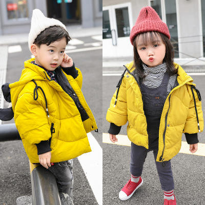 【童装】秋冬季新款儿童羽绒棉服外套加厚蝙蝠袖男女童装服衣宝宝棉服 商品图1