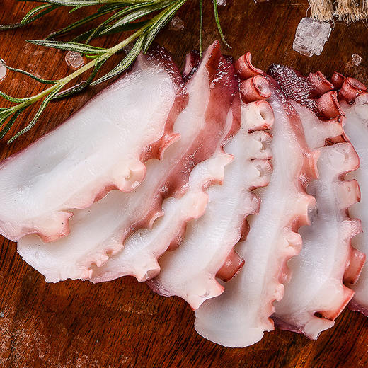 美加佳冷冻章鱼切片90g八爪足切片即食刺身寿司料理鱿鱼足刺身