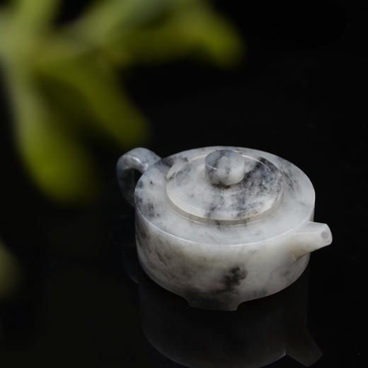 和田玉（青花）玉壶--周盘壶（宋鸣放6646）102.18g 商品图6