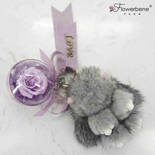 永生花系列车挂貂毛兔 商品图8