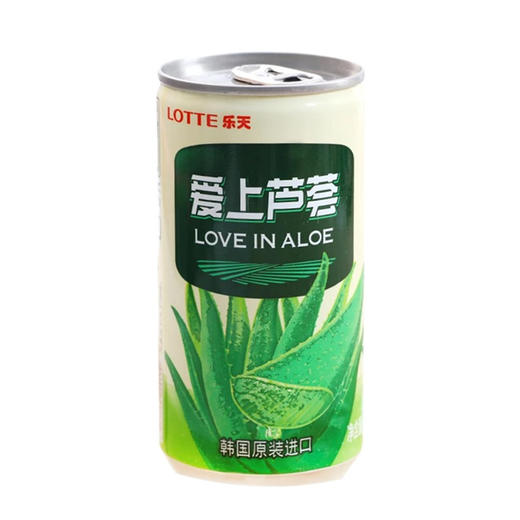 韩国乐天芦荟汁180ml听