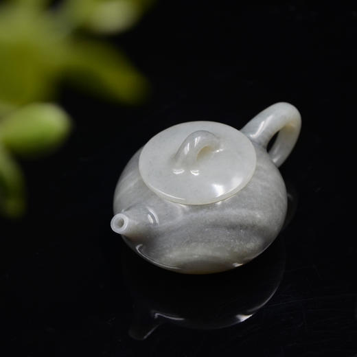 和田玉（青花）玉壶--石瓢壶（宋鸣放6647）121.05g 商品图4