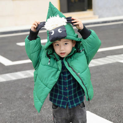 【童装】秋冬季新款儿童羽绒棉服外套加厚蝙蝠袖男女童装服衣宝宝棉服 商品图3