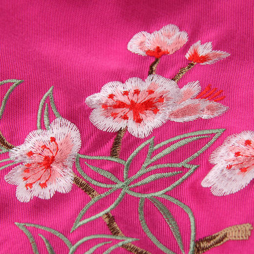 og99003女装原创中式桃花刺绣改良旗袍唐装上衣tzw