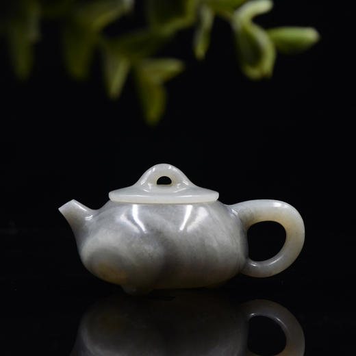 和田玉（青花）玉壶--石瓢壶（宋鸣放6647）121.05g 商品图3