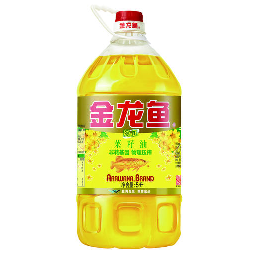 金龙鱼纯正菜籽油5L非转基因/物理压榨) 商品图0