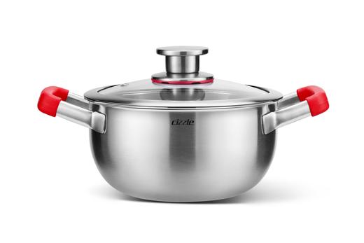 cizzle喜时【元气】18cm元气锅巴锅小红锅炖锅汤锅万用锅 商品图1