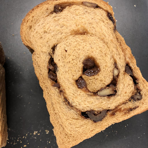 香枣核桃吐司面包已切片中山古镇苏门烘焙只发广东预售产品不予退款