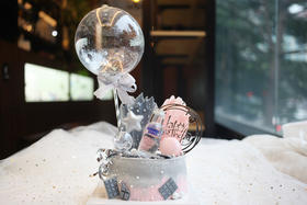 女士款 绝对伏特加 灰粉色系