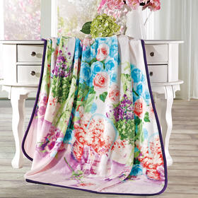 珊瑚绒毯-花香四溢