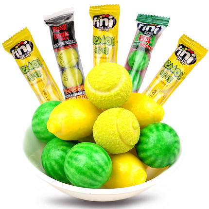 菲尼牌柠檬行夹心泡泡糖20g 商品图0