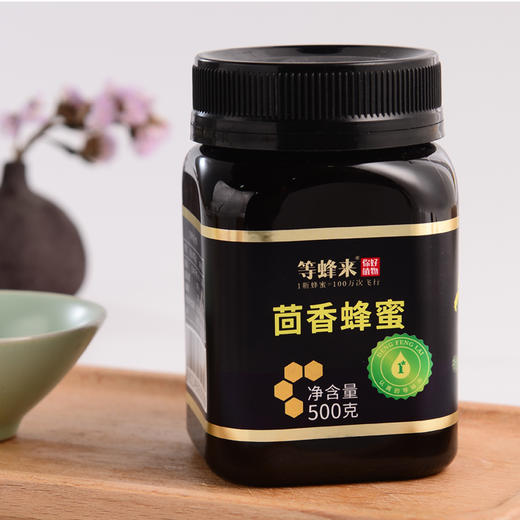 药蜜茴香蜂蜜 甘肃民勤特产 呵护女性经期 500g 等蜂来|答摩优品 商品图0