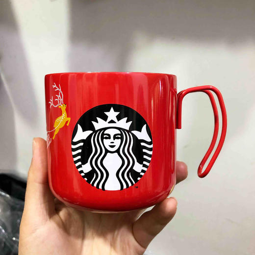 星巴克圣诞麋鹿马克杯咖啡杯水杯 包邮!