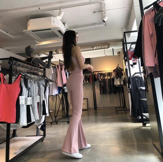 开背喇叭连衣裤含胸垫 FLARED JUMPSUIT 商品图1