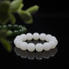 和田玉（羊脂玉）俄料苹果珠/桶珠手串 商品缩略图0