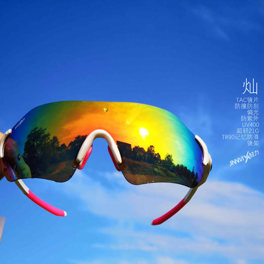 【恒星际】JINNMIX轻力 灿 偏光防紫外防酸超轻运动眼镜新版 商品图8