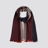 山羊绒羊毛精纺条子围巾（原价1880）KFW1503003 商品缩略图0