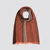 山羊绒羊毛精纺条子围巾（原价1880）KFW1503003 商品缩略图4