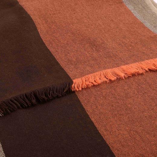 山羊绒羊毛精纺条子围巾（原价1880）KFW1503003 商品图11