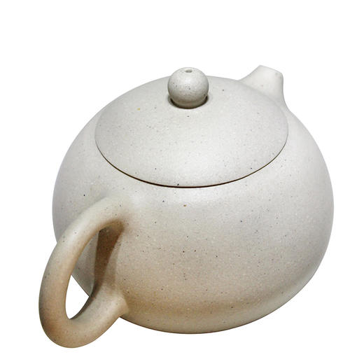 潘庆良紫砂壶西施全手工白段象牙白125cc