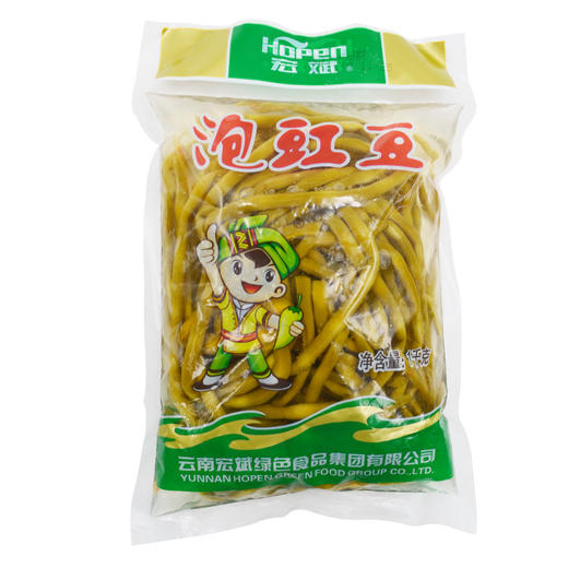宏斌泡豇豆1000gx3袋 云南特产泡菜酸菜豆角炒肉末腌泡豇豆下饭菜 - 