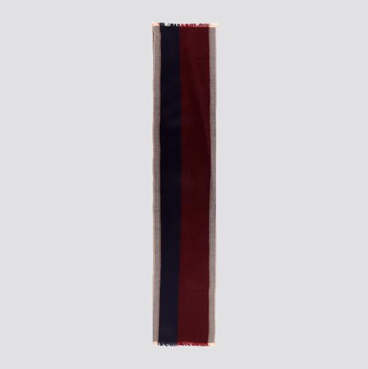 山羊绒羊毛精纺条子围巾（原价1880）KFW1503003 商品图9