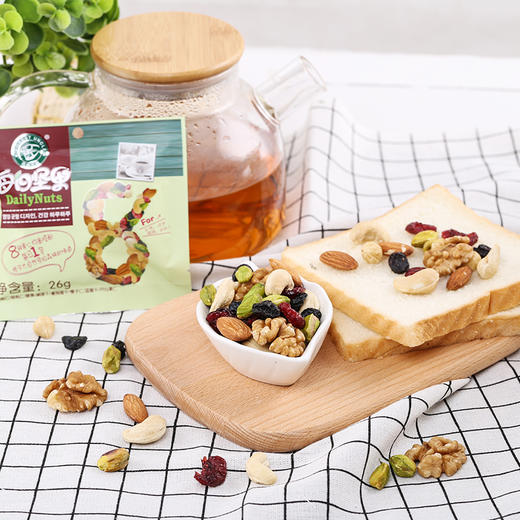 【备用】【整箱|每日坚果】森林大叔每日坚果( 7种混合坚果)25g*30袋(整箱) 商品图3