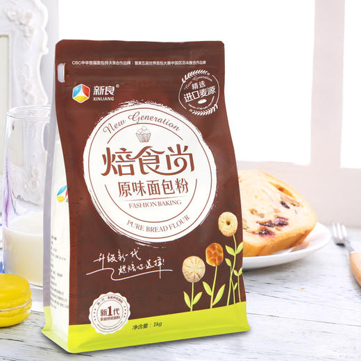 新良焙食尚原味面包粉1kg 商品图2