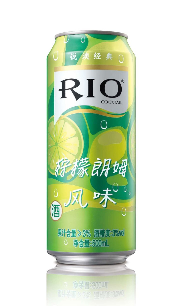 锐澳rio柠檬朗姆风味500ml12罐