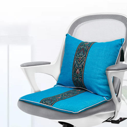 电加热艾绒坐垫 办公家用养生艾灸坐垫 商品图0
