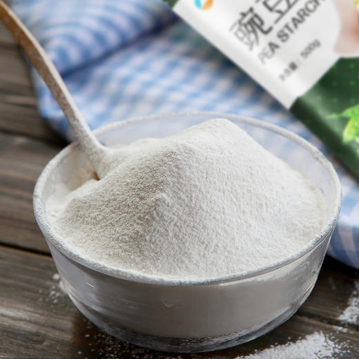 新良豌豆淀粉 凉粉凉皮原料 豌豆粉 四川特产白凉粉原料500g 商品图4