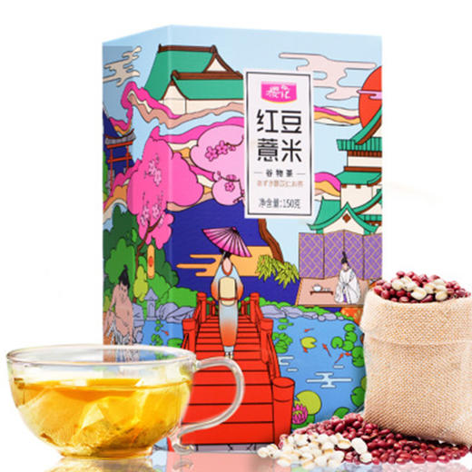 樱花红豆薏米茶 芡实薏仁袋泡茶 养生保健花草茶 商品图4