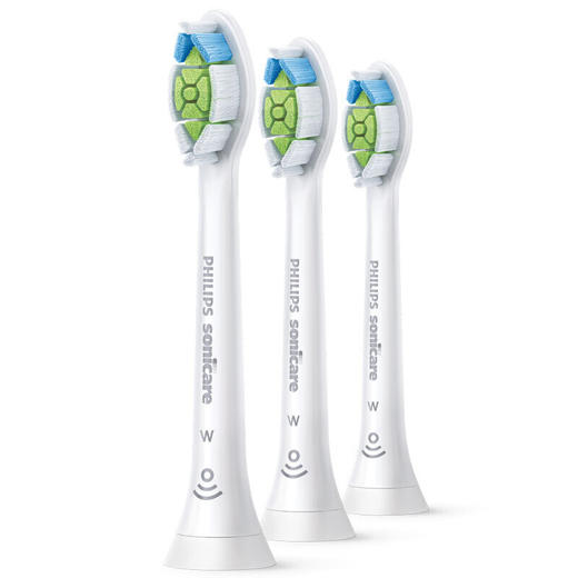 【品牌直发】飞利浦Philips电动牙刷头 钻石亮白型 标准三支装HX6063/67白色 商品图0