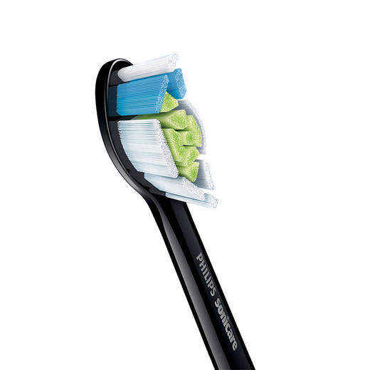 飞利浦Philips电动牙刷头 钻石亮白型  标准三支装HX6063/96黑色 商品图3
