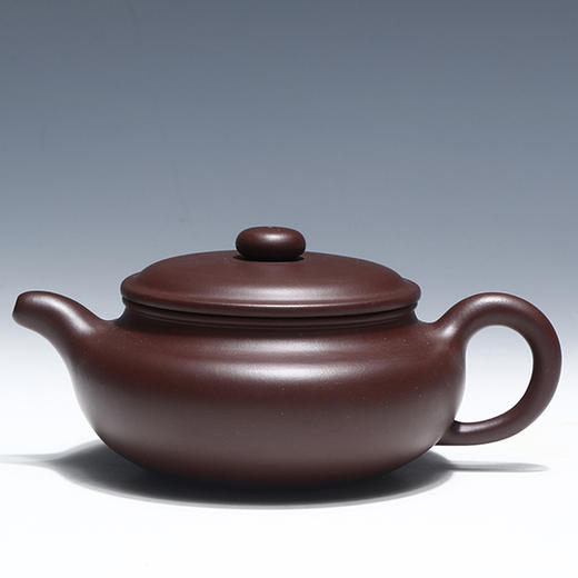 原矿紫泥扁腹壶