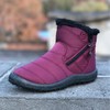 中筒厚毛绒防水侧拉链雪地靴XQ-M407 商品缩略图0