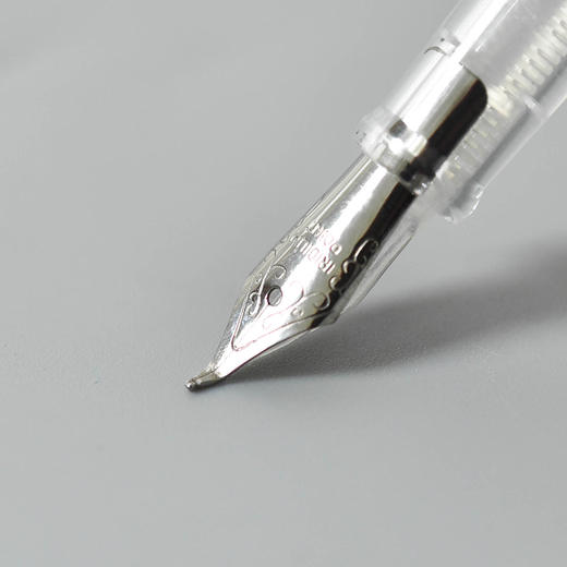 三年二班简约透明弯尖08mm钢笔人书法练字笔初学者学生用钢笔