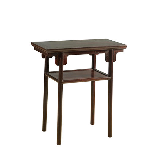 檀香紫檀隔层小条桌北京紫檀伽苑