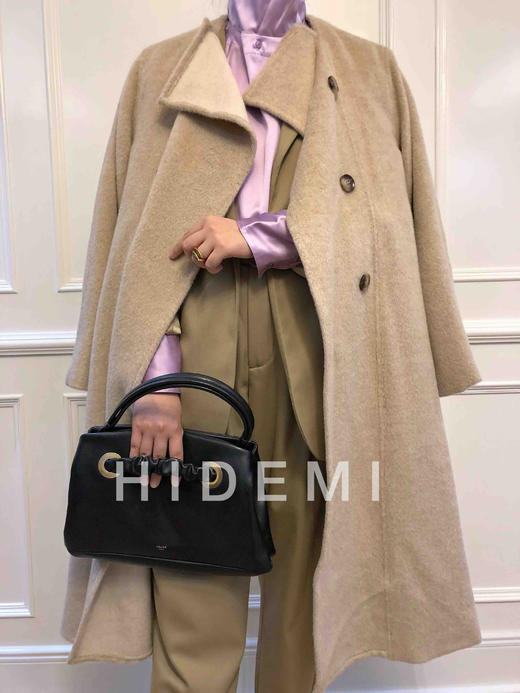 HIDEMI 本季限定 顶级Baby Alpaca羊驼毛大衣 商品图8
