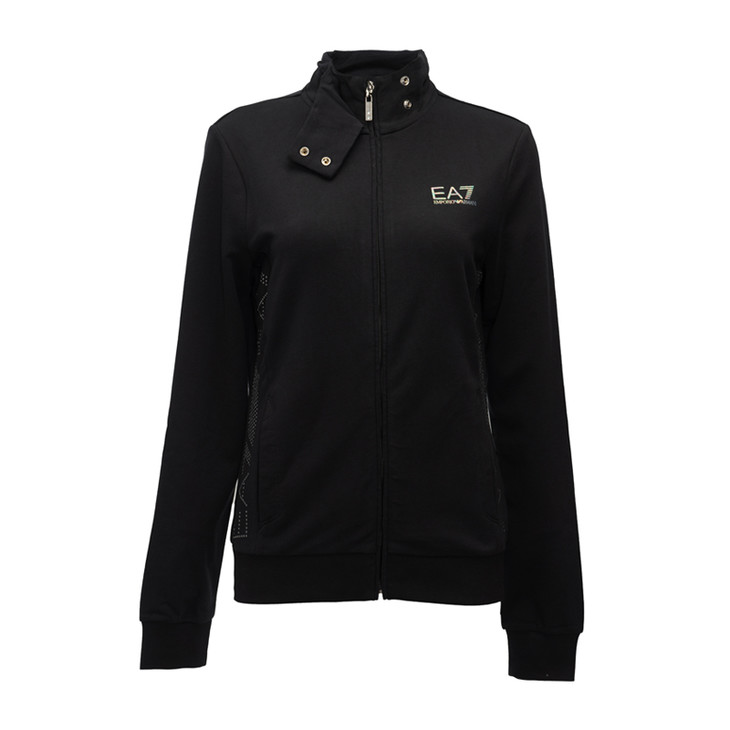 emporioarmaniea7阿玛尼女士立领休闲拉鍊开衫运动外套